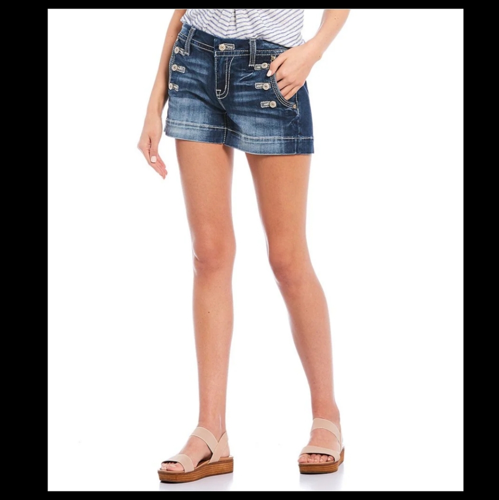 Miss Me Jeans with Silver Button